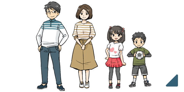 サンケイリビング 小学生新聞 キャラクターデザイン、イラスト