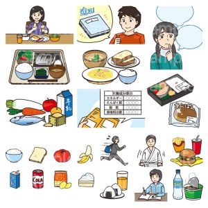 令和3年度の中学校 保健体育教科書、本文イラスト